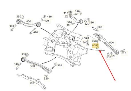 ΒΙΔΑ ΠΙΣΩ ΨΑΛΙΔΙΟΥ M12X1,5X50 E-CLASS W211 CLS ΚΟΥΠΕ C219 W219 SL ΚΑΜΠΡΙΟΛΕ R230 W230