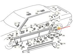 ΚΛΙΠΣ ΑΣΦΑΛΕΙΑ ΧΡΩΜΙΩΝ E-CLASS W124 CLAMP