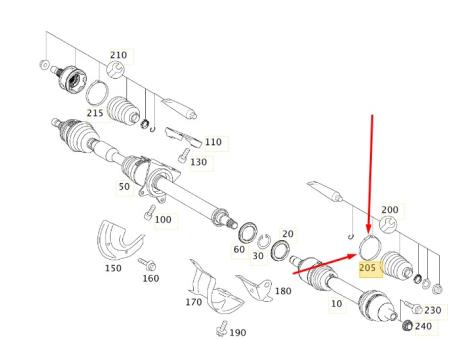 ΣΦΥΧΤΗΡΑΣ ΦΥΣΟΥΝΑΣ Φ86 83 - 86 A-CLASS W169 B-CLASS W245 VANEO W414 HOSE CLAMP BINDER