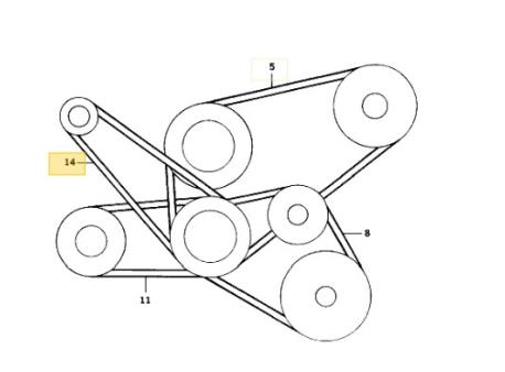 ΛΟΥΡΙ ΔΥΝΑΜΟΥ 10X1005 M102 M117 W123 190E W201 G-CLASS W460 S-CLASS W126 E-CLASS ΛΟΥΠΕ C126 SL ΚΑΜΠΡΙΟΛΕ R107 W107 V-BELT