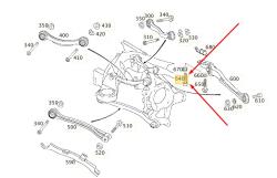 ΒΙΔΑ M12X1,5X65 ΠΙΣΩ ΨΑΛΙΔΙΟΥ E-CLASS W211 CLS ΚΟΥΠΕ C219 W219 SL ΚΑΜΠΡΙΟΛΕ R230 W230 SCREW TIE ROD TO REAR SUBFRAME M12X1,5X65