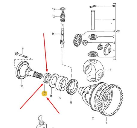 ΤΣΙΜΟΥΧΑ ΗΜΙΑΞΟΝΙΟΥ 40X52X9 AUDI 80 B2 AUDI 100 C2 AUDI 100 C3 VW DERBY VW PASSAT B1 VW PASSAT B2 VW POLO VW POLO CLASSIC VW POL