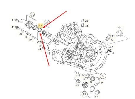 ΛΑΣΤΙΧΑΚΙ ΟΡΙΝΓΚ ORING ΗΜΙΑΞΟΝΙΟΥ 63X2mm VITO W638 SEALING RING IN BELL HOUSING FOR RELEASE SHAFT 63X2 MM