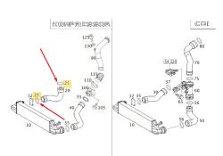 ΛΑΣΤΙΧΑΚΙ ΟΡΙΝΓΚ ORING ΚΟΛΑΡΟ ΙΝΤΕΡΚΟΥΛΕΡ INTERCOOLER C-CLASS W203