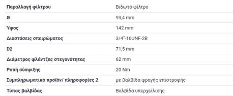 ΦΙΛΤΡΟ ΛΑΔΙΟΥ 1900cc TDI AUDI A4 B5 8D AUDI A6 C4 4A AUDI A6 C5 4B AUDI CABRIOLET B3 8G VW PASSAT B5 3B OIL FILTER