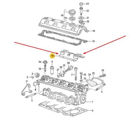 ΠΛΑΣΤΙΚΟ ΚΑΠΑΚΙ ΒΑΛΒΙΔΩΝ VW GOLF II Mk2 VW GOLF III Mk3 1H VW POLO VW JETTA II VW VENTO 1H SEAT IBIZA II 6K SEAT CORDOBA 6K OIL