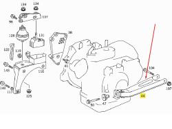 ΒΑΣΗ ΜΗΧΑΝΗΣ ΚΙΝΗΤΗΡΑ ΤΡΑΒΕΡΣΑ ΚΑΤΩ MERCEDES VITO W638 MERCEDES V-CLASS W638/2 ENGINE STAY BOTTOM